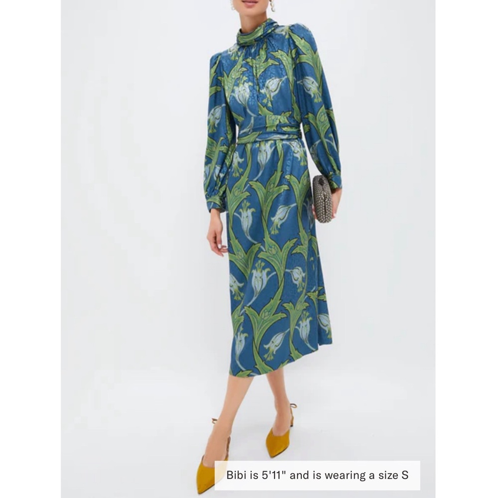 TUCKERNUCK Deco Floral Satin Faven Dress - Picture 2 of 12